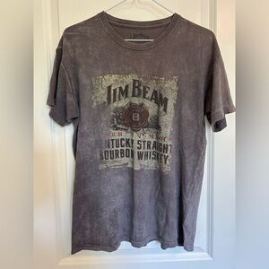Jim Beam Gray Short Sleeve T-Shirt
